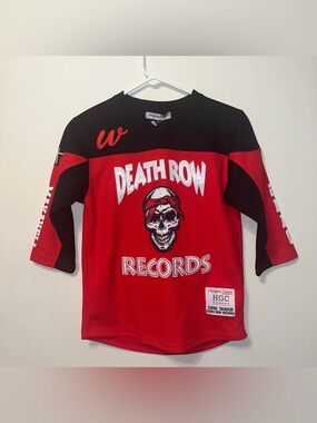 Death Row Records Tupac Shakur Headgear Classics Nostalgia Co. Youth Jersey